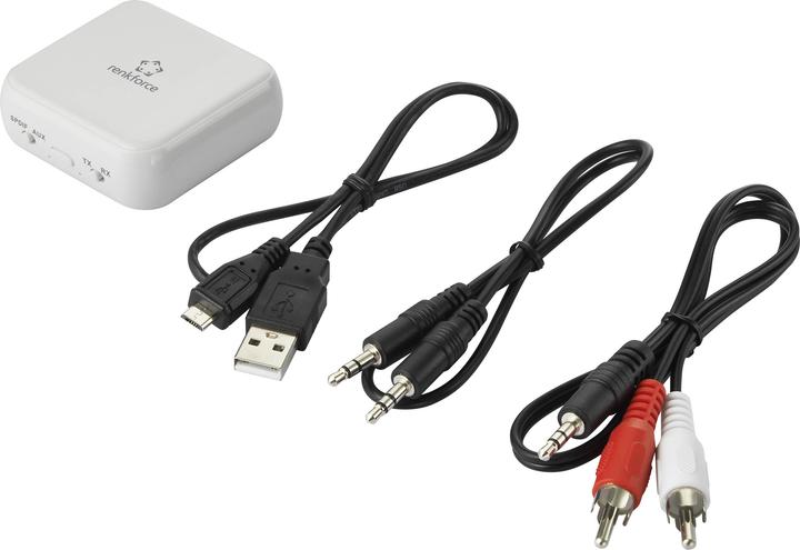 Produktbild Renkforce 2-in-1 Mobiler Bluetooth Audiosender/-empfänger (Sender & Empfänger)
