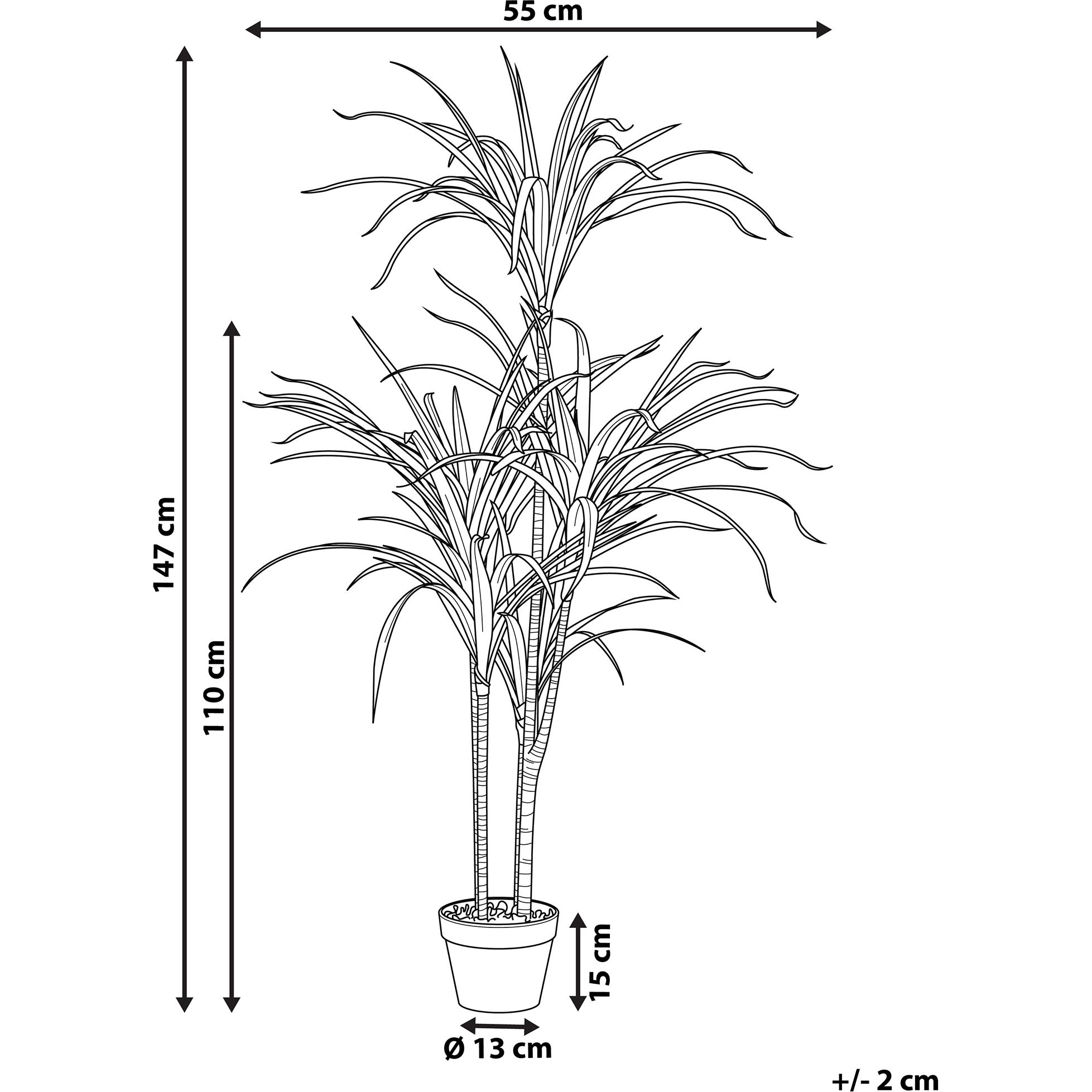 Thumbnail - Beliani, Kunstpflanzen, Dracaena Anita (147 cm)
