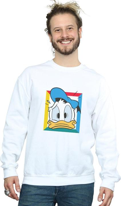 Actual product image Disney Mens Donald Duck Panicked Sweatshirt (XXL)