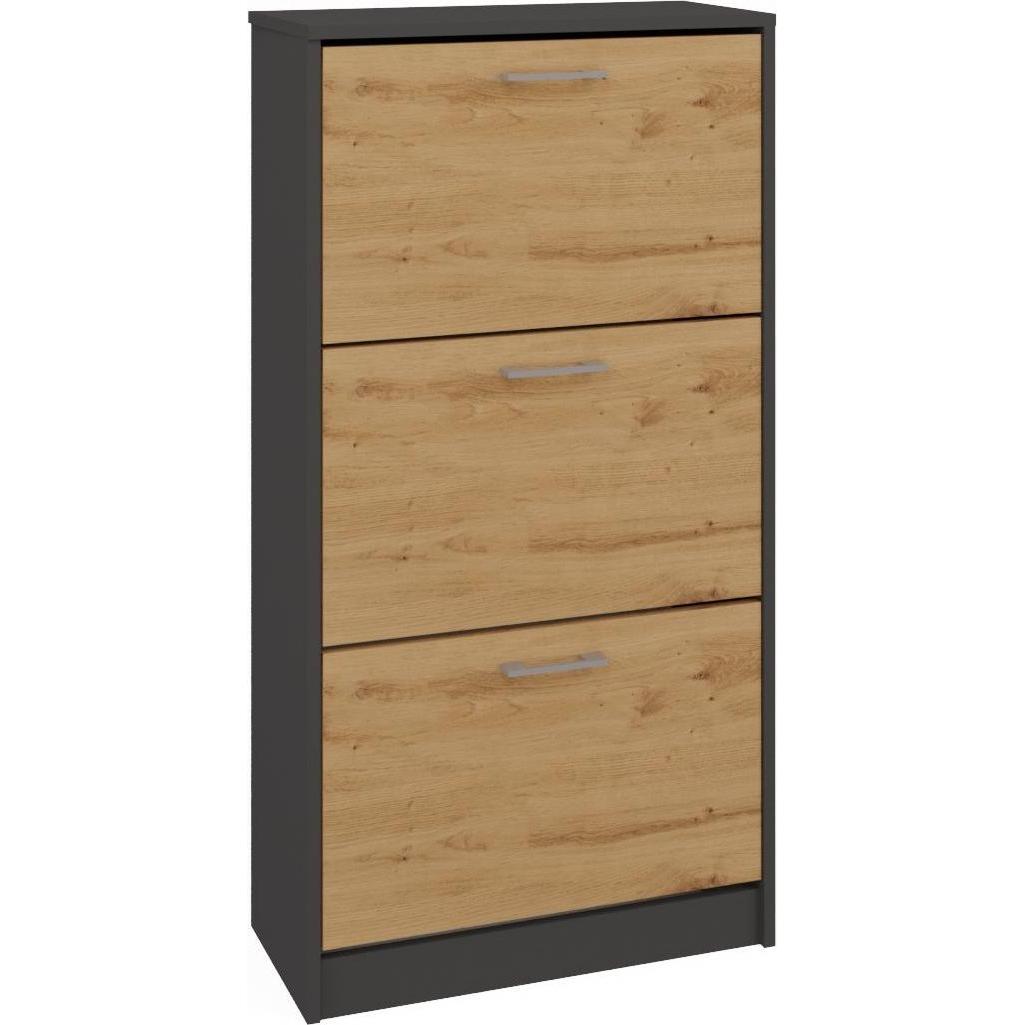 Topeshop, Schuhschrank, Jared (60 x 28 x 116 cm)