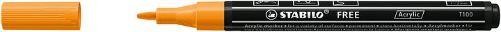 Produktbild STABILO Acrylmarker - FREE Acrylic - T100 Rundspitze 1-2mm - Einzelstift - orange (1x)