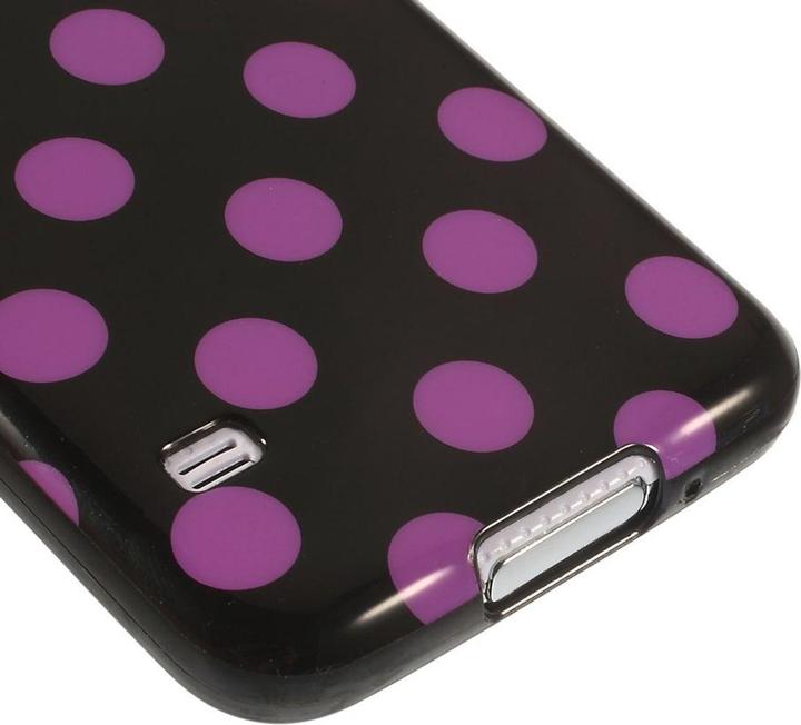 Actual product image König Design Protective cover for mobile Samsung Galaxy S5 / S5 Neo Black / Pink (Samsung Galaxy S5, Samsung Galaxy S5 Neo)