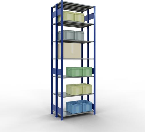 Actual product image Schulte Lagertechnik Double basic shelf MULTIplus150