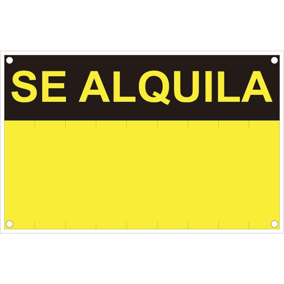 Normaluz, Segnaletica di sicurezza, Cartello Se Alquila Pvc 45 X 70 Cm