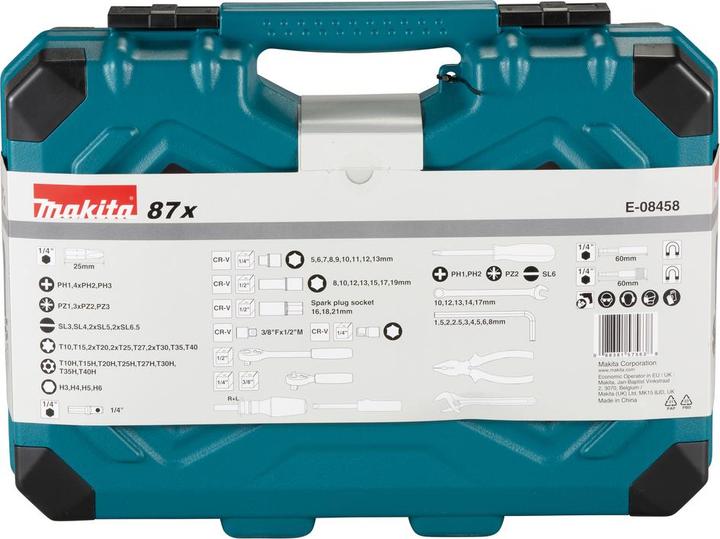 Produktbild Makita Werkzeug-Set (87 Teile)