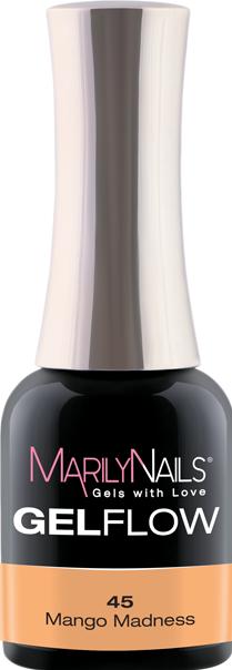 Actual product image Marily Nails GELFLOW - 45 Mango Madness (Mango Madness, Gel-Effect Nail Polish)