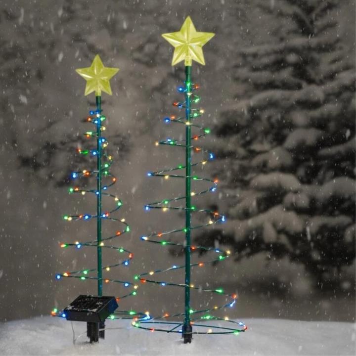 Produktbild Cover-Discount Solar LED Weihnachtsbaum multicolor (0.50 m)