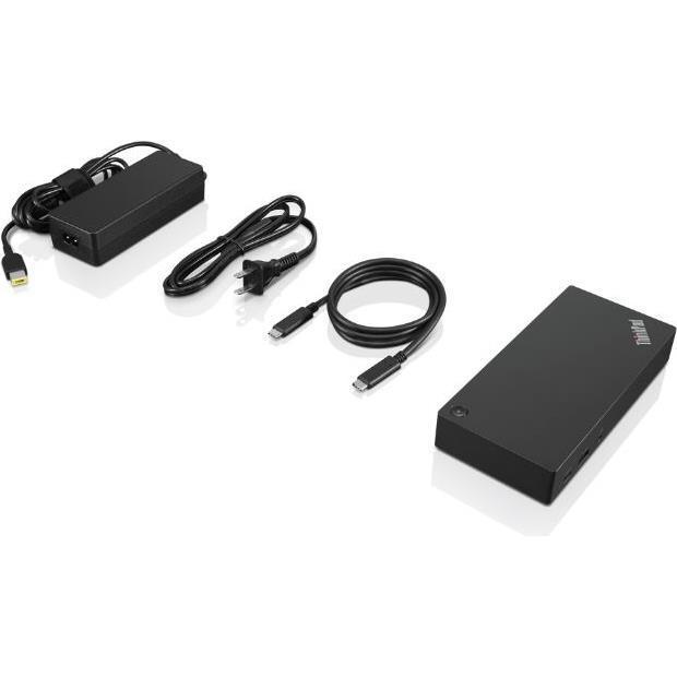 Thumbnail - Lenovo 03X7609 Notebook-Dockingstation & Portreplikator Verkabelt USB 3.2 Gen 1 (3.1 Gen 1) Type-C Schwarz (USB-C, 12 Po...