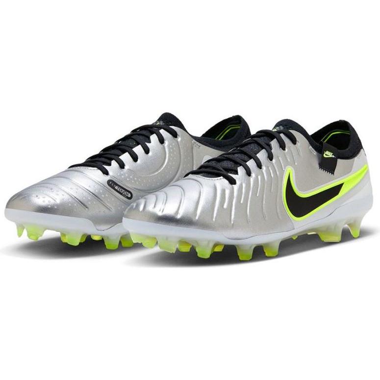 Puma, Uomini, Scarpe da calcio, Nike Tiempo Legend 10 Elite FG M DV4328-001 football boots (45), Grigio, Argento