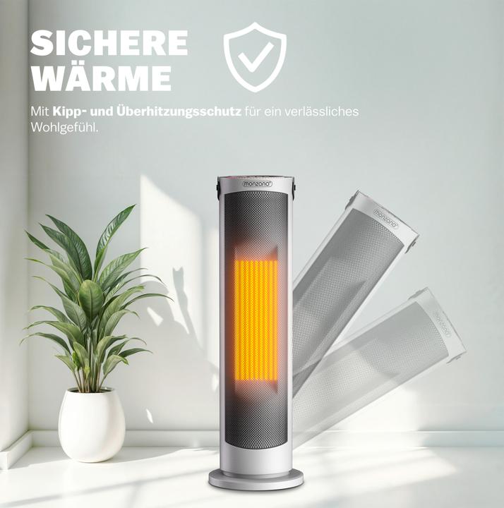 Actual product image Monzana Fan heater (2000 W)