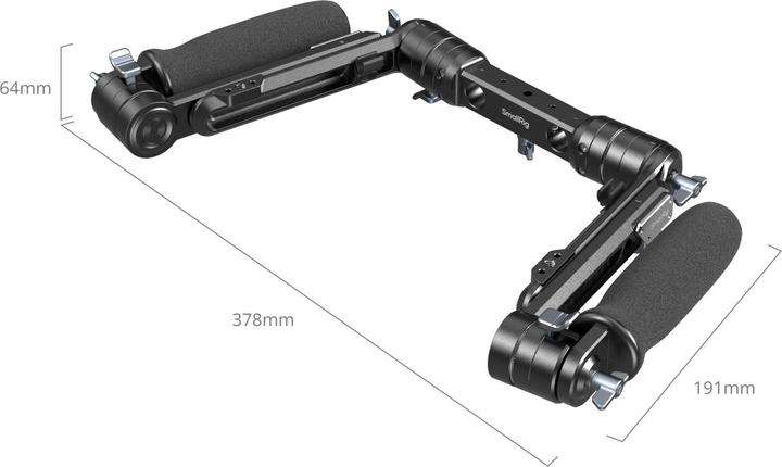 Image du produit SmallRig Shoulder Rig Dual-Handle for 15mm LWS Rods 5205 (Béquille, Poignée)