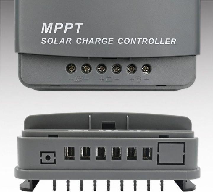 Produktbild Qoltec Solar MPPT Laderegler mit Temperatursensor 20A |12V/24V | LCD-Anzeige | 2 x USB