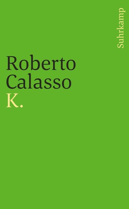 Produktbild K (Deutsch, Roberto Calasso, 2017)