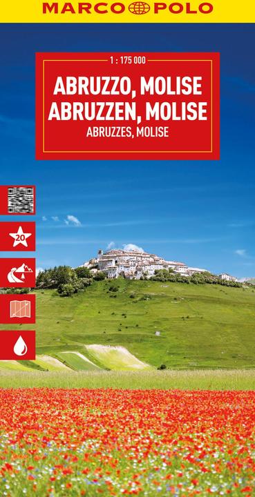 Produktbild Reisekarte Italien 10 Abruzzen, Molise 1:175.000