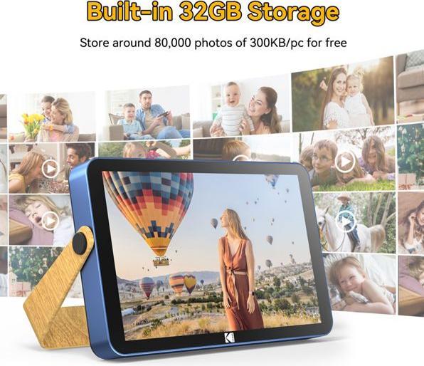 Produktbild Kodak RWF-108V WiFi blau (10", 1280 x 800 Pixel)