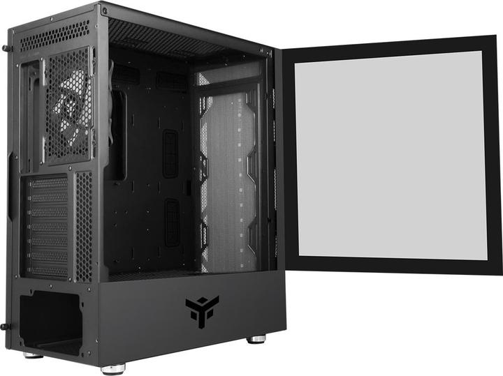Image du produit Itek Boitier Moyen Tour ATX compatible Vertibra X210 RGB avec panneau vitré (Noir) (ATX, mATX, Mini-ITX)