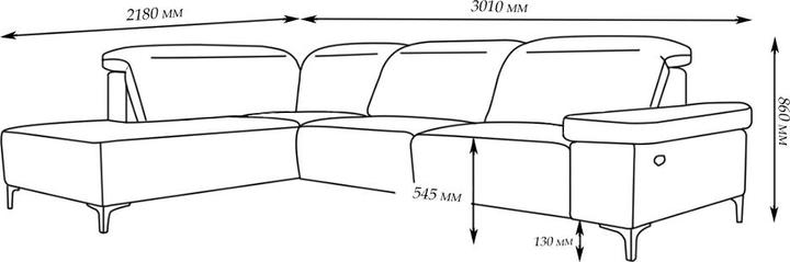 Produktbild VitaliSpa James (Ecksofa)