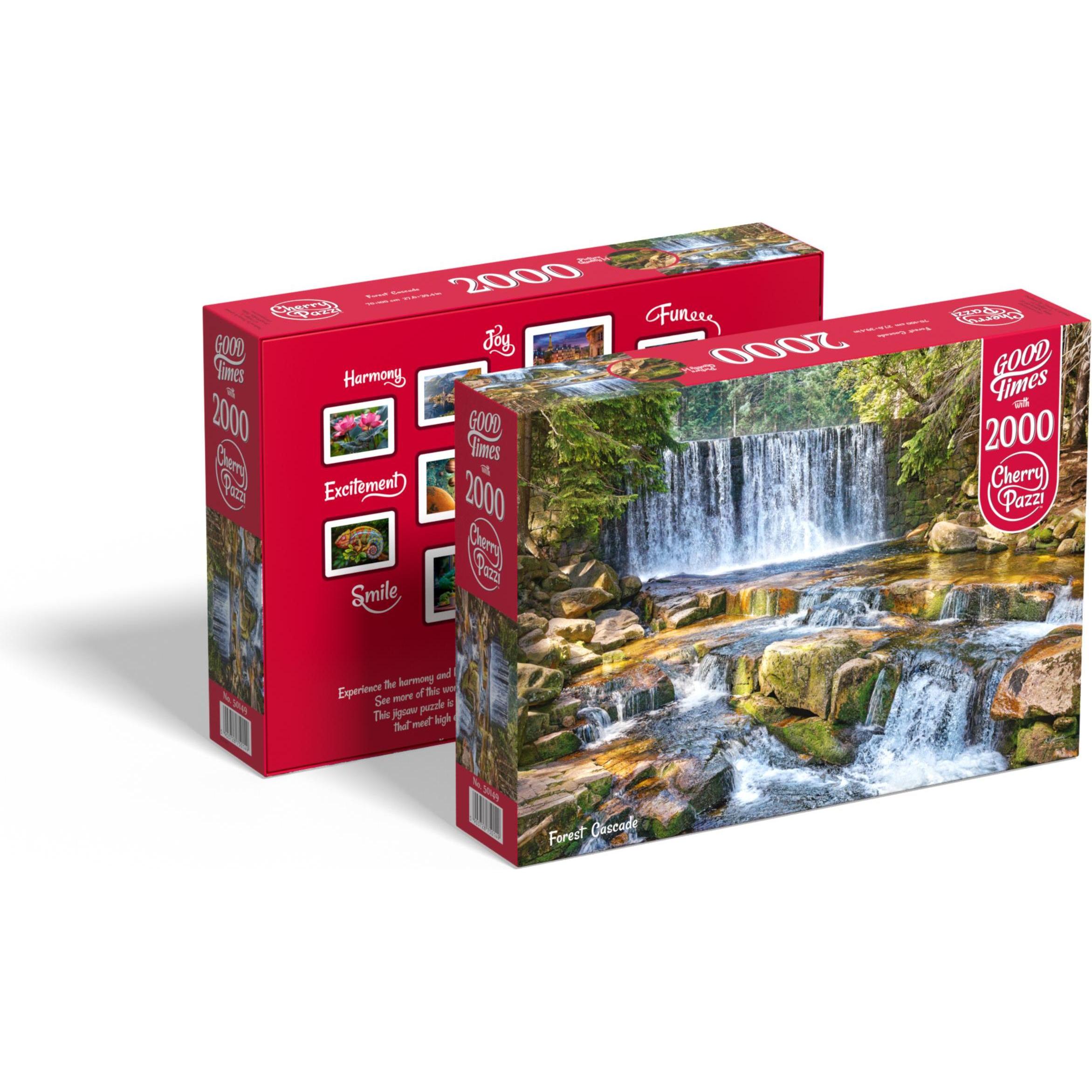 Thumbnail - Cherry Pazzi Puzzle 2000 Teile - Waldkaskade (2000 Teile)