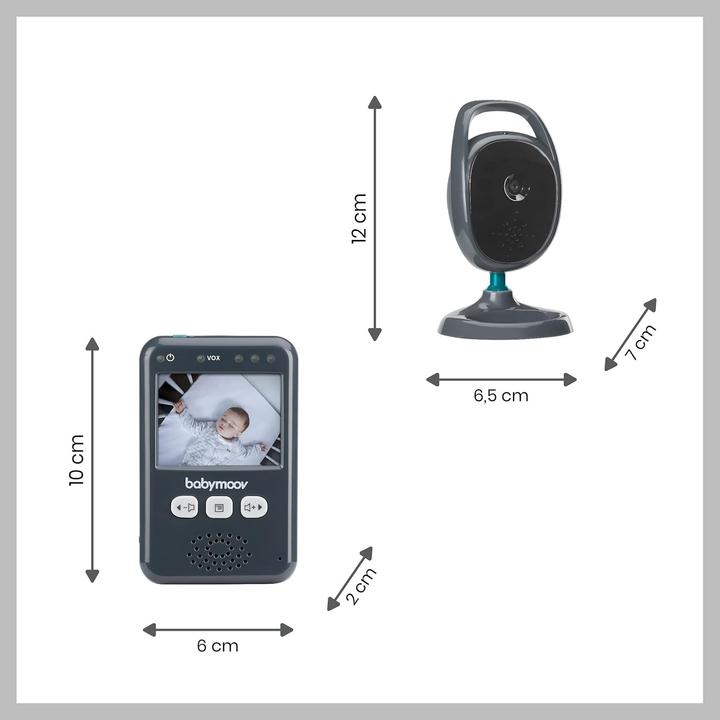 Image du produit Babymoov Babyphone vidéo ESSENTIEL (Vidéo et audio, 250 m)