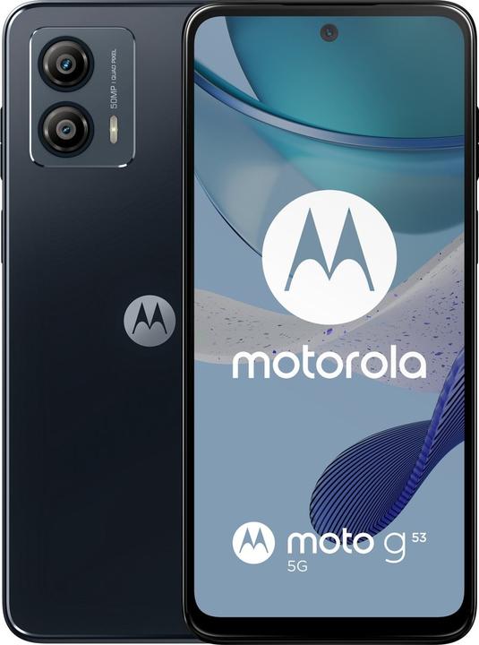 Image du produit Motorola Moto G53 (128 Go, Encre bleue, 6.50", SIM + eSIM, 5G)