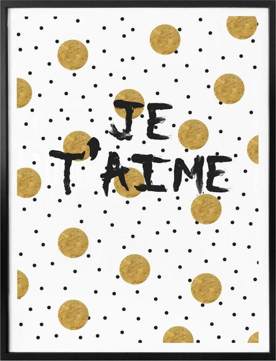 Produktbild Trenddeko Je t'aime (60 x 80 cm)