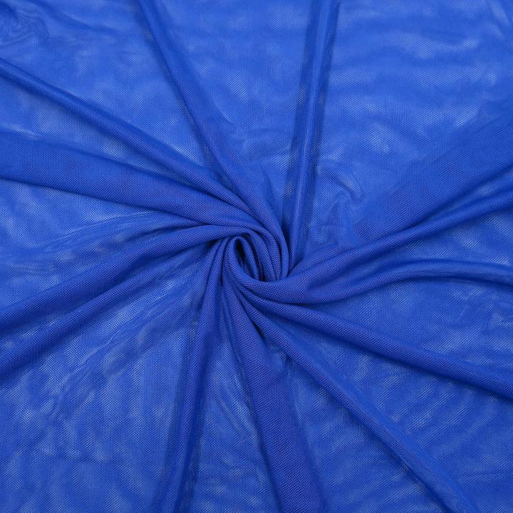 Produktbild Stoffrestposten Mesh Lycra - Royalblau