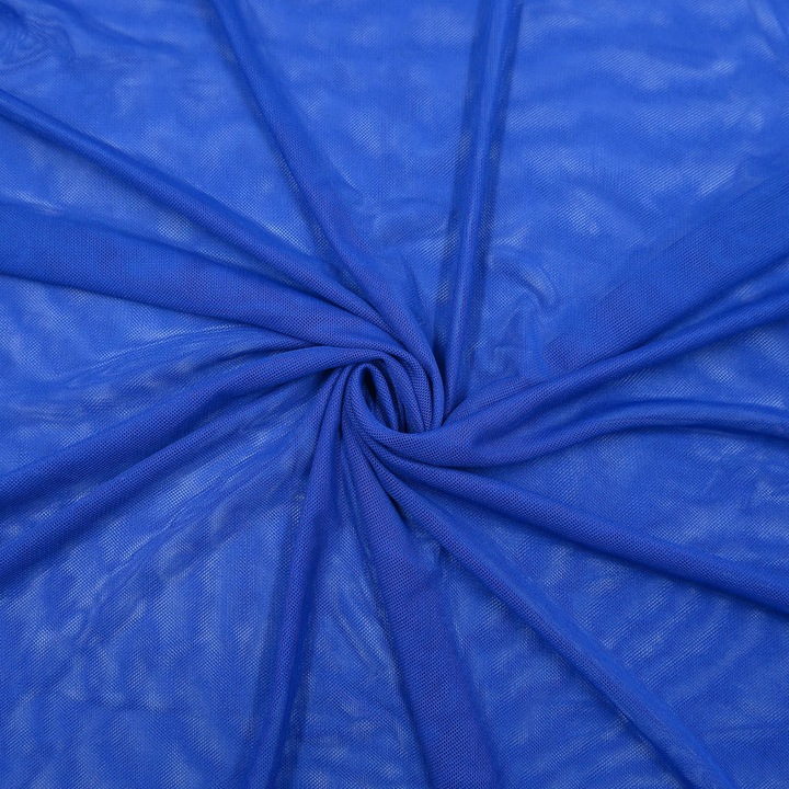 Immagine prodotto Stoffrestposten Lycra a rete - Blu reale - Quantità minima: 1 metro