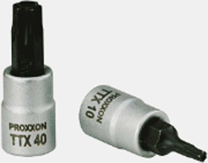 Proxxon 1/4" TTX-Einsatz T 25 mit Stirnbohrung