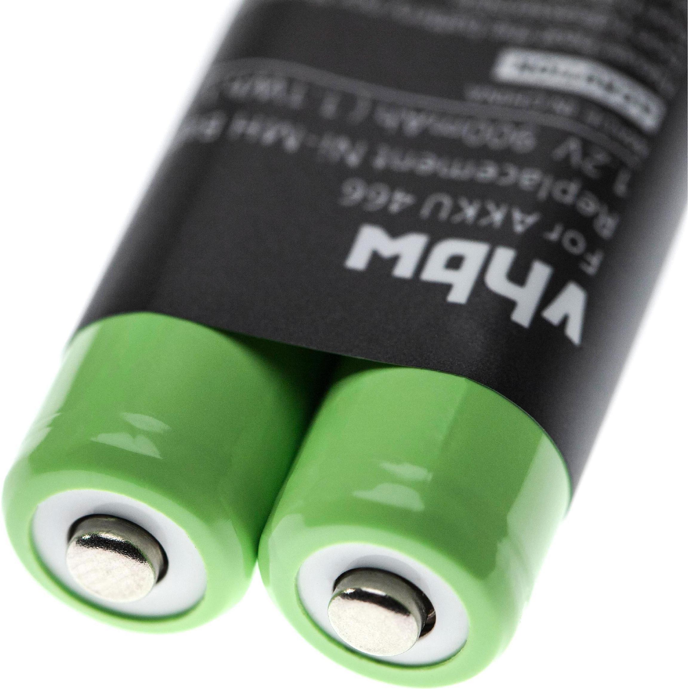 Thumbnail - XCell Akku für Diktiergerät wie Grundig 466, GZS2100 900mAh (1.2V) NiMH (1 Stk., 900 mAh, Akku), Akku Ladegerät