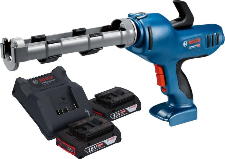 Bosch Professional Bosch GCG 18V-310 Professional Akku Kartuschenpresse 18 V 310 ml 3,5 kN + 2x Akku 2,0 Ah +