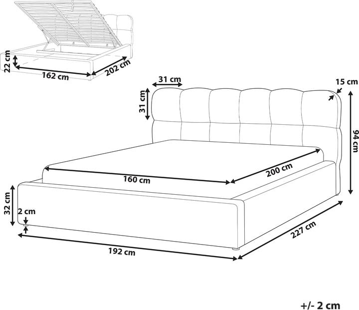 Image du produit Beliani Baston (160 x 200 cm)