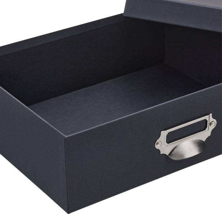 Produktbild Rössler S.O.H.O. Aufbewahrungsbox schwarz (10 x 25 x 33.5 cm, 9 l)
