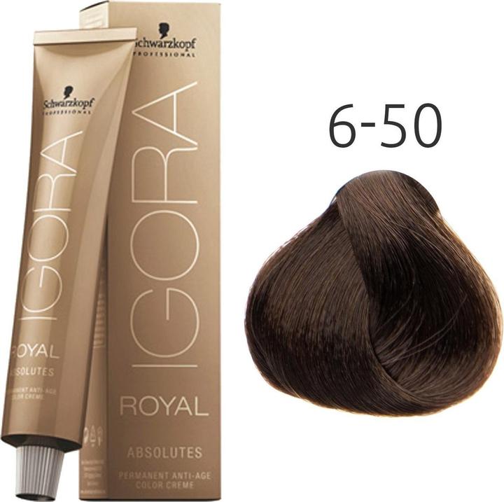 Produktbild Schwarzkopf Professional Igora Royal 6-50 (6-50 Dunkelblond Gold Natur)
