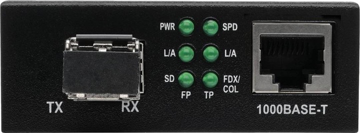 Produktbild Eaton Gigabit Multimode Fiber to Ethernet Media Converter 10/100/1000 LC International Pow