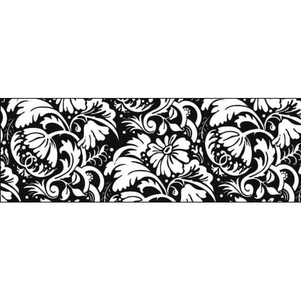 Ursus, Bastelpapier, Transparentpapier 115g/qm A4 VE=25 Blatt Black & White Blumenornamente (115 g/m², 1 x)