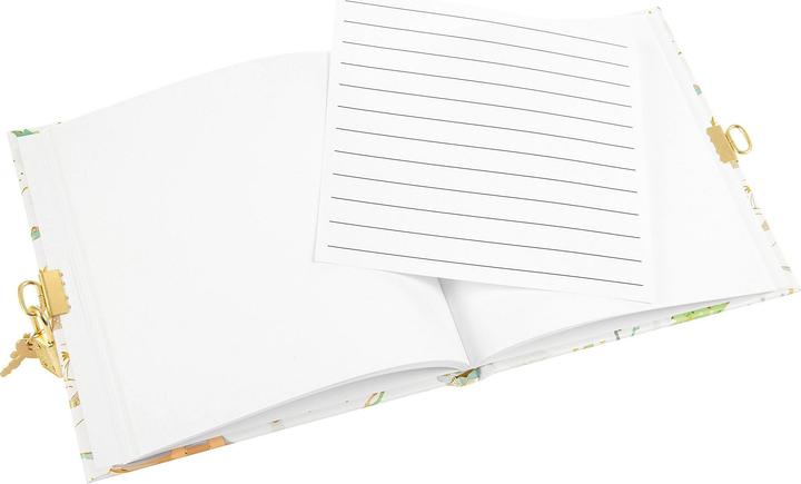 Actual product image Goldbuch Diary 16.5x16.5 96S.Dinosauria (16.5 x 16.5 cm, Plain, Hardcover)