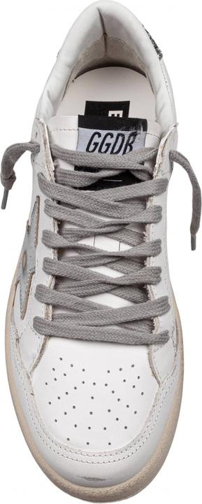 Produktbild Golden Goose ballstar sneakers in leather color white and silver (39)