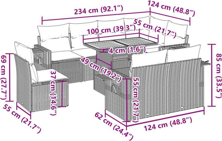 Produktbild vidaXL Malakai