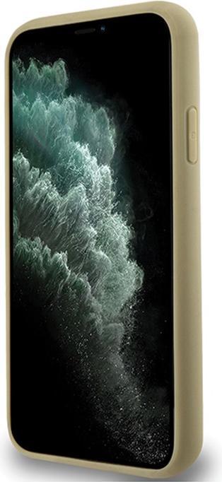 Actual product image Hello Kitty HKHMN61PGHCKD iPhone 11 / Xr 6.1" złoty/gold hardcase Leather Kitty Head MagSafe (Apple iPhone 11)