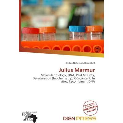 Julius Marmur, Fachbücher von Kristen Nehemiah Horst