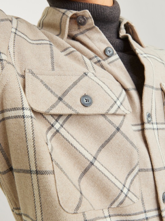 Image du produit Jack & Jones Jprraymond Melange Check Ls Overshirt Sn (XXL)