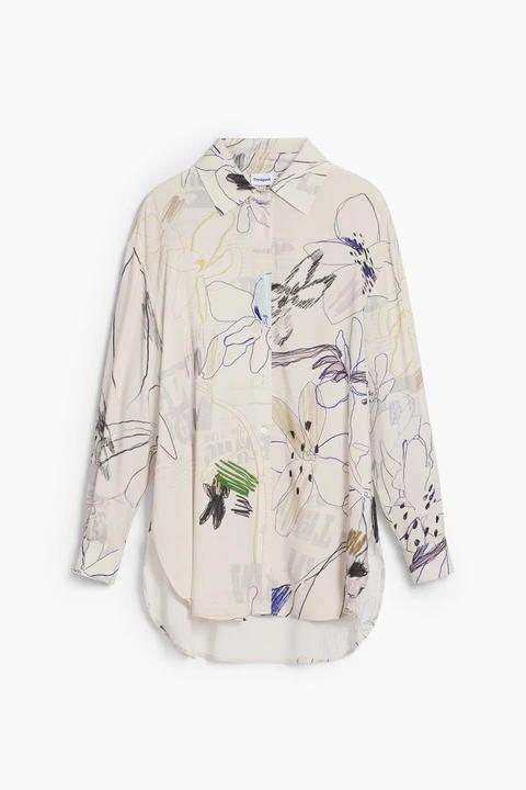 Immagine prodotto Desigual Camicia Maniche Lunghe Donna Bianco (XS)
