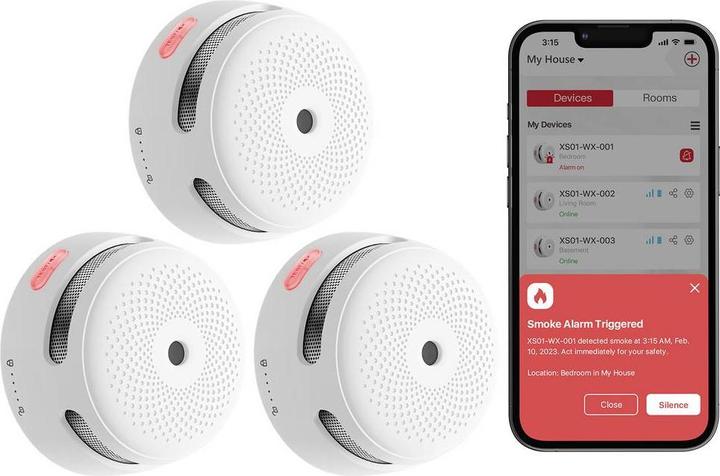 Actual product image X-Sense XS01-WX Smoke alarm device