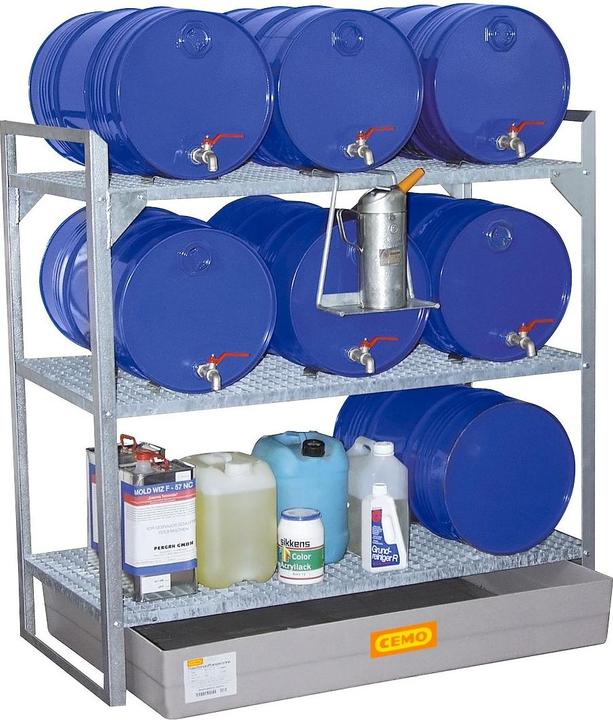 Actual product image Cemo Barrel and small binder rack