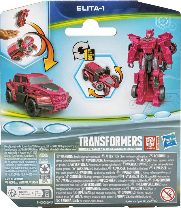 Produktbild Transformers EarthSpark 1-Step Flip Changer Elita-1