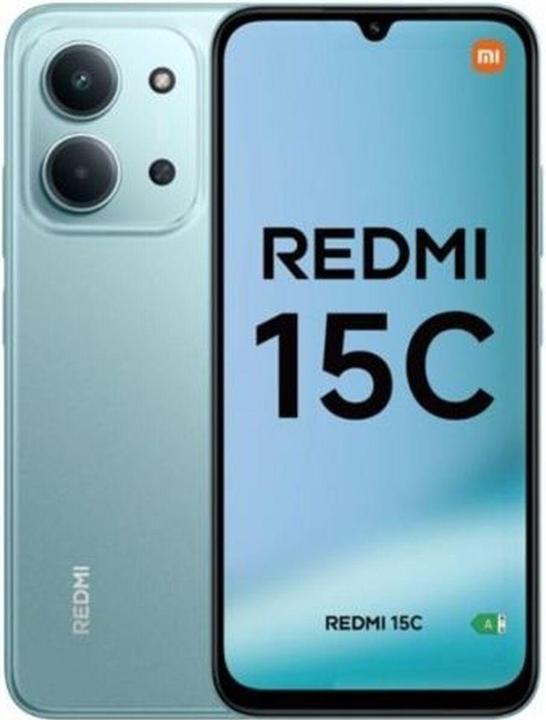 Actual product image Xiaomi Redmi 15C 4G Dual Sim 4GB RAM 128GB - Mint Green (128 GB, Mint green, 6.90", Dual SIM, 4G)