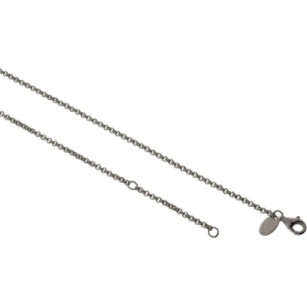 Thumbnail - Xen, Halsschmuck, Erbskette 42-45 cm lang aus 925 Silber black Rhodium, (925 Sterling Silber, 42 - 45 cm)