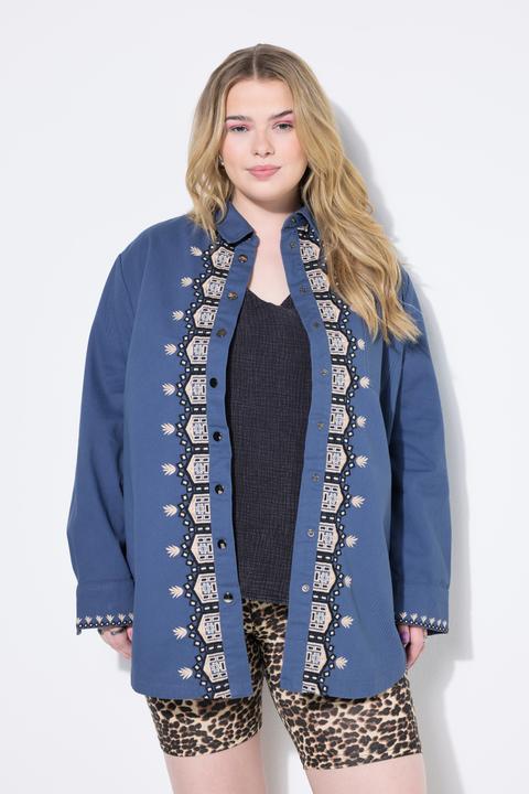 Immagine prodotto Studio Untold Camicia dal taglio oversize con ricami sull'abbottonatura (50, 52)