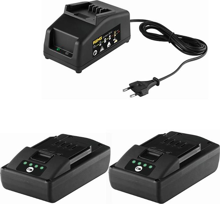 Immagine prodotto Rems Set di batterie Power Pack 21.6V (22V max) con 2x batteria 2.5Ah + caricatore 90W ( 571585 )