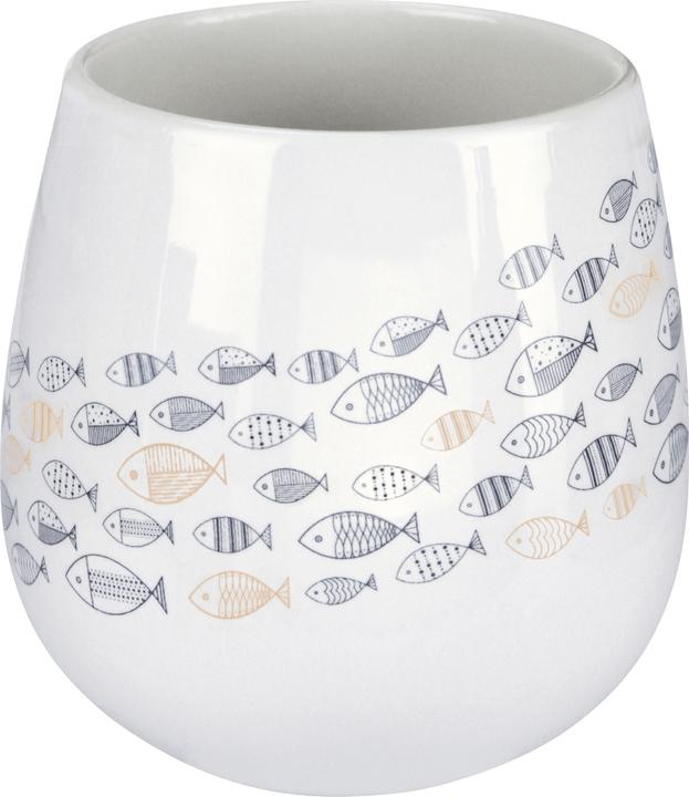Kleine Wolke Zahnputzbecher Sardinas Mehrfarbig (10.5 x 10.5 x 11.5 cm)